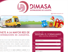 Tablet Screenshot of dimasajuguetes.com